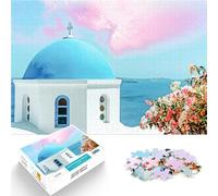 Puzzle 1000 pezzi per adolescenti Illuminismo greco Antistress Vacanza in patria Uccidere il tempo Collezione di artisti, Belle arti 52x38cm