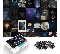 Puzzle 1000 pezzi per adolescenti Illustrazione di mosaico astronomico Gara di velocità delle mani è ideale come regalo per tutta la famiglia 75x50cm