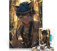 Puzzle 1000 pezzi per adolescenti Incantatori felini mistici Gioco di famiglia antistress sfida difficile Interazione genitore-figlio 38x26cm