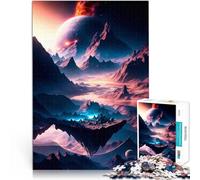 Puzzle 1000 pezzi per adolescenti Isola Celeste Difficile da completare ma divertente e umoristico Gioco educativo per compleanno e Natale 75x50cm
