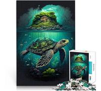 Puzzle 1000 pezzi per adolescenti isola delle tartarughe Allena il tuo cervello e le tue mani Collezione di artisti, Belle arti 75x50cm