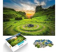 Puzzle 1000 pezzi per adolescenti Isola di Skye, Scozia Difficile da completare ma divertente e umoristico Decorazione della casa 38x26cm