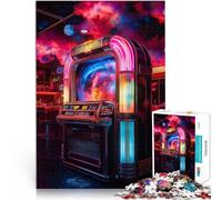 Puzzle 1000 pezzi per adolescenti Jukebox cosmico per il giocattolo di sfida del gioco educativo perché è ideale come regalo per tutta la famiglia 75x50cm