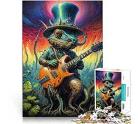Puzzle 1000 pezzi per adolescenti Jurassic Jam Sessions giocattoli educativi per l'apprendimento è ideale come regalo per tutta la famiglia 26x38cm