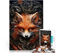 Puzzle 1000 pezzi per adolescenti kitsune Giocattoli che creano dipendenza e sfidano l'intelligenza del cervello Decorazione perfetta 52x38cm