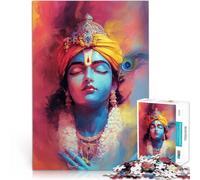 Puzzle 1000 pezzi per adolescenti Krishna Arte pacifica Antistress Vacanza in patria Uccidere il tempo Giocattoli per la decorazione della casa 38x26cm