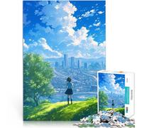 Puzzle 1000 pezzi per adolescenti La città Aiuta il cervello ad allenare i giocattoli che creano dipendenza per coltivare la pazienza Un'opera d'arte 50x70cm