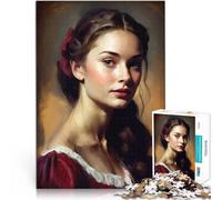 Puzzle 1000 pezzi per adolescenti La donna pittrice Giocattolo educativo intellettuale decomprimente Adatto per la decorazione del desktop 38x26cm