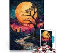 Puzzle 1000 pezzi per adolescenti La foresta oscura per il giocattolo di sfida del gioco educativo Migliorare l'amore tra le coppie 38x26cm