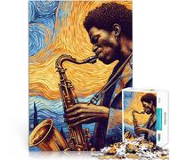 Puzzle 1000 pezzi per adolescenti La magia del jazz 3 per il giocattolo di sfida del gioco educativo Giocattoli per la decorazione della casa 75x50cm