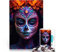 Puzzle 1000 pezzi per adolescenti La ragazza Catrina Giocattolo educativo intellettuale decomprimente Decorazioni e regali unici per la casa 75x50cm