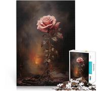 Puzzle 1000 pezzi per adolescenti La rosa appassita Antistress Vacanza in patria Uccidere il tempo Migliorare l'amore tra le coppie 38x26cm