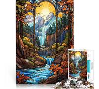 Puzzle 1000 pezzi per adolescenti La sorgente del fiume per il giocattolo di sfida del gioco educativo Gioco educativo per compleanno e Natale 52x38cm