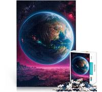 Puzzle 1000 pezzi per adolescenti La Terra dallo spazio Difficile da completare ma divertente e umoristico Ottimo regalo per i giochi 52x38cm