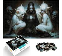 Puzzle 1000 pezzi per adolescenti L'abbraccio sepolcrale di Lilith Antistress Sfida difficile Regalo di compleanno, regali, arte murale 38x26cm