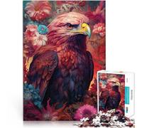 Puzzle 1000 pezzi per adolescenti L'aquila e il giardino giocattoli educativi per l'apprendimento Regalo di compleanno, regali, arte murale 75x50cm