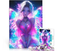 Puzzle 1000 pezzi per adolescenti Le fate al neon brillano Giochi educativi Decorazione della casa Migliorare l'amore tra le coppie 70x100cm