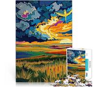 Puzzle 1000 pezzi per adolescenti Le Grandi Pianure - Orizzonte Infinito Taglio di precisione offerte come regali per tutta la famiglia 52x38cm