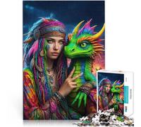 Puzzle 1000 pezzi per adolescenti Legame mistico per il giocattolo di sfida del gioco educativo Lista dei desideri con Babbo Natale 50x70cm