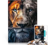 Puzzle 1000 pezzi per adolescenti Leone che si tuffa in acqua Vacanza a casa: uccidere il tempo è ideale come regalo per tutta la famiglia 38x26cm