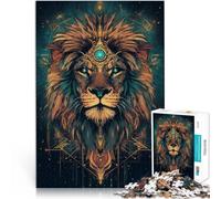 Puzzle 1000 pezzi per adolescenti Leone maestoso per il giocattolo di sfida del gioco educativo è ideale come regalo per tutta la famiglia 75x50cm