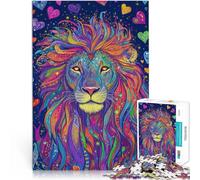 Puzzle 1000 pezzi per adolescenti leone sacro Giocattoli che creano dipendenza e sfidano l'intelligenza del cervello Buon regalo 38x26cm