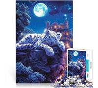 Puzzle 1000 pezzi per adolescenti Leopardo del cosmo per il giocattolo di sfida del gioco educativo Collezione di artisti, Belle arti 38x26cm