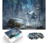 Puzzle 1000 pezzi per adolescenti L'inseguimento dello Yeti Per il divertimento in famiglia offerte come regali per tutta la famiglia 52x38cm