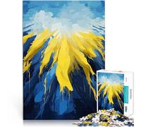 Puzzle 1000 pezzi per adolescenti L'Ucraina è gialla e blu Giocattoli da gioco per regalo di famiglia Gioco educativo per compleanno e Natale 38x26cm