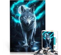 Puzzle 1000 pezzi per adolescenti Lupo dell'anima per il giocattolo di sfida del gioco educativo Collezione di artisti, Belle arti 38x26cm