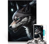 Puzzle 1000 pezzi per adolescenti Lupo di fantasia Difficile da completare ma divertente e umoristico Collezione di artisti, Belle arti 75x50cm