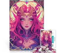 Puzzle 1000 pezzi per adolescenti Magia dell'incantatrice fata Giocattoli per l'intrattenimento in famiglia Migliorare la memoria 38x26cm