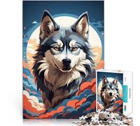 Puzzle 1000 pezzi per adolescenti Manga anime husky e soffice Giocattoli per l'intrattenimento in famiglia Regalo di opere d'arte 38x26cm