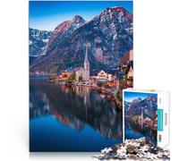 Puzzle 1000 pezzi per adolescenti Mattina a Hallstatt Giocattoli educativi per l'apprendimento Giochi per famiglie Un'opera d'arte 50x70cm