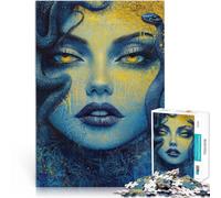Puzzle 1000 pezzi per adolescenti Medusa con serpenti Antistress Vacanza in patria Uccidere il tempo Gioco educativo per compleanno e Natale 52x38cm