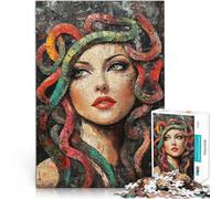 Puzzle 1000 pezzi per adolescenti Medusa con serpenti per il giocattolo di sfida del gioco educativo Giocattoli per la decorazione della casa 52x38cm
