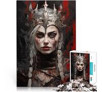 Puzzle 1000 pezzi per adolescenti Mitologia nordica norrena Per il divertimento in famiglia con poster abbinato e foglio di quiz 70x100cm