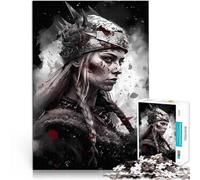 Puzzle 1000 pezzi per adolescenti Mitologia nordica norrena Riduzione dello stress interessante Adatto per la decorazione del desktop 38x26cm