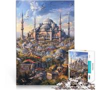 Puzzle 1000 pezzi per adolescenti Mondo fantastico Giocattoli educativi per l'apprendimento Giochi per famiglie per la decorazione della casa 38x26cm