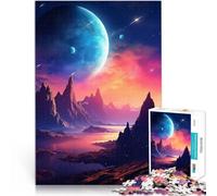 Puzzle 1000 pezzi per adolescenti Montagne e pianeti Antistress Vacanza in patria Uccidere il tempo Migliorare l'amore tra le coppie 38x26cm