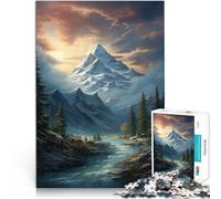 Puzzle 1000 pezzi per adolescenti Montagne invernali Giocattoli educativi per l'apprendimento Giochi per famiglie Buon regalo 75x50cm