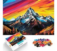 Puzzle 1000 pezzi per adolescenti Montagne PopArt Giocattolo educativo intellettuale decomprimente Adatto per la decorazione del desktop 52x38cm