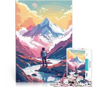 Puzzle 1000 pezzi per adolescenti Monte Bianco Francia per il giocattolo di sfida del gioco educativo Giocattoli per la decorazione della casa 38x26cm