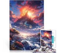 Puzzle 1000 pezzi per adolescenti Monte Vubrant Antistress Vacanza in patria Uccidere il tempo Migliorare l'amore tra le coppie 38x26cm