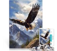 Puzzle 1000 pezzi per adolescenti Monti dell'Aquila Difficile da completare ma divertente e umoristico perché è ideale come regalo per tutta la famiglia 75x50cm