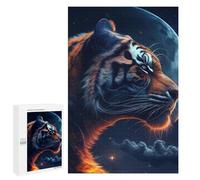 Puzzle 1000 pezzi per adolescenti Mystic Tiger Moon Puzzle per adulti giochi di relax regali per donne regali per amici e familiari 1000 pezzi