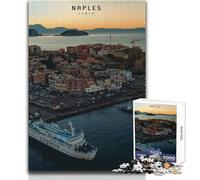 Puzzle 1000 pezzi per adolescenti Napoli Bellissimo gioco di design Sfida difficile Giocattoli antistress Dimensioni 38x52cm
