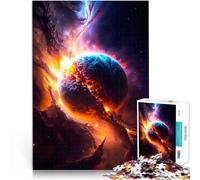 Puzzle 1000 pezzi per adolescenti Nascita di un pianeta per il giocattolo di sfida del gioco educativo Lista dei desideri con Babbo Natale 38x26cm