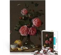 Puzzle 1000 pezzi per adolescenti Natura morta floreale per il giocattolo di sfida del gioco educativo è ideale come regalo per tutta la famiglia 38x26cm