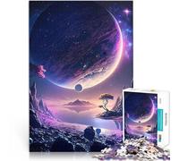 Puzzle 1000 pezzi per adolescenti Natura viola galattica Antistress Vacanza in patria Uccidere il tempo Regalo di compleanno, regali, arte murale 52x38cm